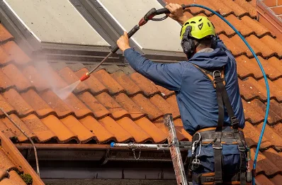 Démoussage et hydrofuge de toiture à Baurech